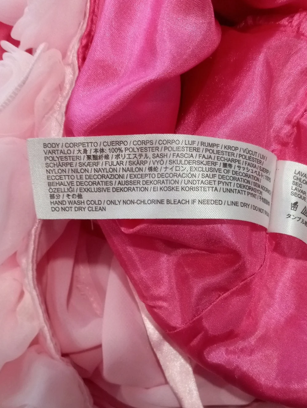Disney Store Pink Shimmer Princess Costume Dress - Picture 14 of 15